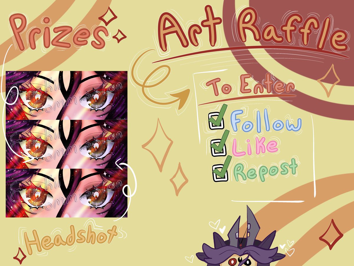 EnokiiVT's tweet photo. WELL GUESS WHAT TIME IT IS?!? As a birthday special I’m going to be doing an Eye Banner raffle! I’ll be picking TWO winners!! 

Start date: Today, Aug 31 6:35pm JST
End date: September 14 6:35pm JST

To enter!: 
Like this post
Repost
And follow me!

Goodluck!!

[ #art #fyp ] https://t.co/AI3M6NcfmJ