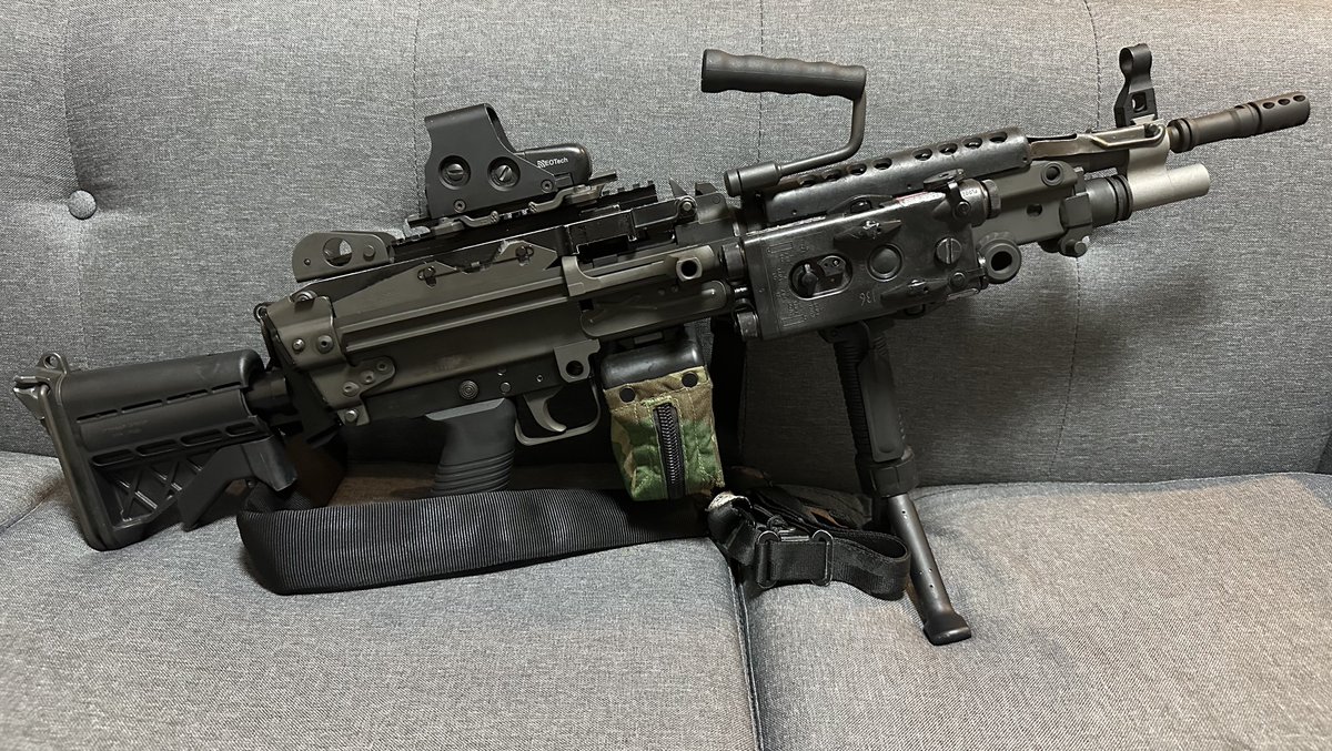 41Proteinase's tweet photo. VFCのM249
ファスガン時に重さに耐えられなかったので
ボトムの方もスチールバレルに交換 https://t.co/A6DkfEfdqL