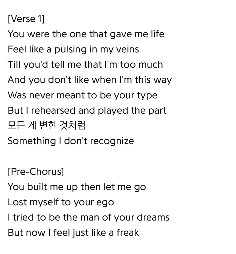 6v6zone's tweet photo. the lyrics of frankenstein… oh poetmin https://t.co/U2t4JsBlBM