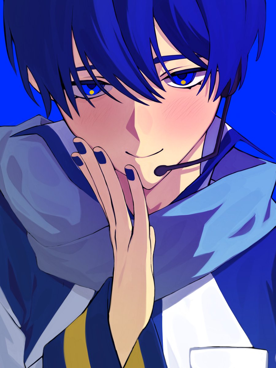 MYOL001's tweet photo. #Prsk_FA #KAITO https://t.co/nsth0WmS04