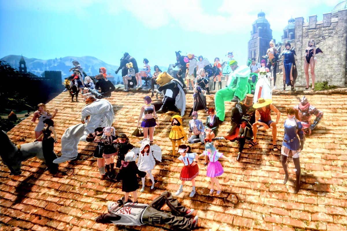gomuBD8689's tweet photo. アリシア6周年。生誕祭
おめでとう〜★
こまるさんのいつもの満点笑顔
楽しいギルド　Alicia　
これからもよろしくね〜
(⁠≧⁠▽⁠≦⁠)
エレベーターイベントも楽しかったよ。
動画でよく見るエレベーター‥
あそこだったのね〜

#黒い砂漠_CONSOLE
#Alicia6周年 https://t.co/bsqayQozFF