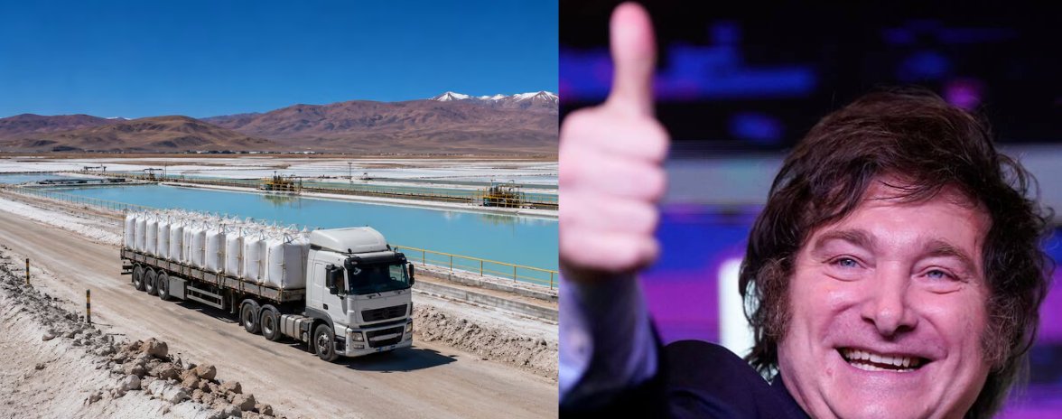 InMilei's tweet photo. 🚨 ARGENTINA IS HEADING FOR THE HIGHEST EXPORT YEAR IN ITS HISTORY: $103 BILLION PROJECTED FOR 2026 AFTER $58.4 BILLION IN SEVEN MONTHS 🤯 https://t.co/9HAqR06w5A