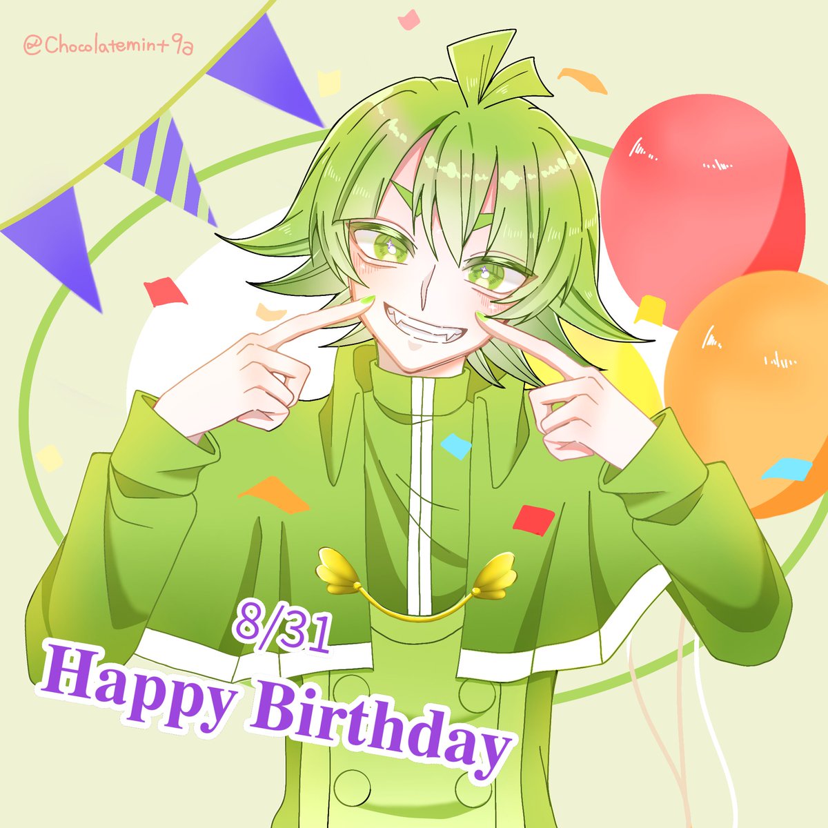 Chocolatemint9a's tweet photo. #バルス・ロビン生誕祭2026 
#バルス・ロビン誕生祭2026

ロビン先生ハウェーヤー!!!
お誕生日おめでとうｰ!!! https://t.co/wufEjPGht2