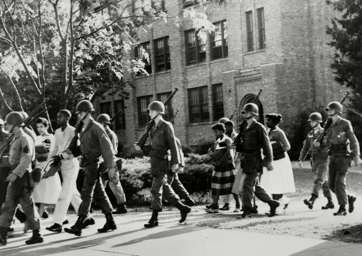 HowlingHomo's tweet photo. The United States military forced these people into our schools at gunpoint https://t.co/GjDjSfouz3