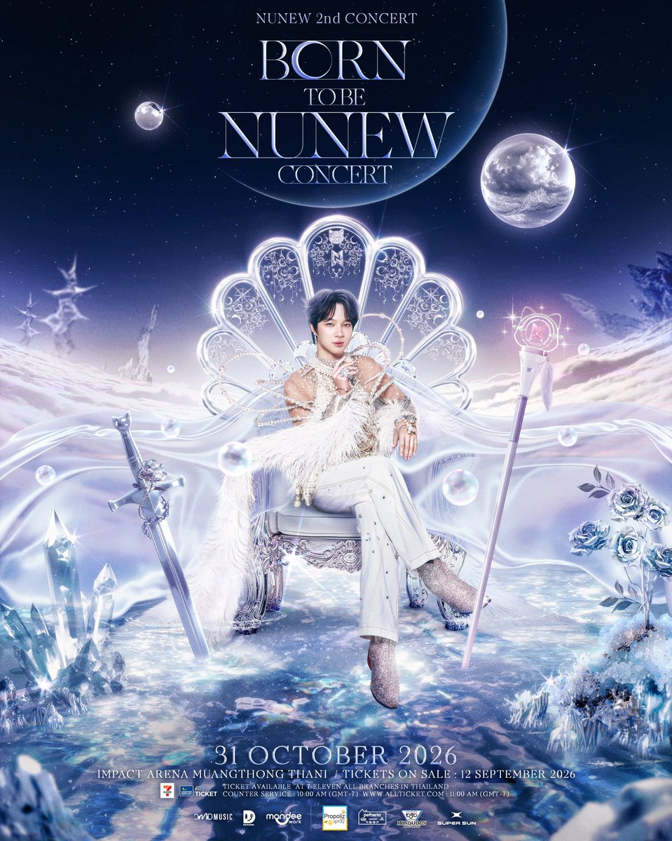 Hello_asian's tweet photo. สวยมากก สมมง ไข่มุกแห่งเอเชียมากก✨️

คอนเสิร์ต ครั้งที่ 2 ของนุนิว เห็นแต่ความยิางใหญ่ !! จะไปสุดที่ตรงไหน !!??

𝐍𝐮𝐍𝐞𝐰 2𝐧𝐝 𝐂𝐨𝐧𝐜𝐞𝐫𝐭 "𝐁𝐨𝐫𝐧 𝐭𝐨 𝐛𝐞 𝐍𝐮𝐍𝐞𝐰 𝐂𝐨𝐧𝐜𝐞𝐫𝐭" 💫

NUNEW IN IMPACT SOON
#NuNew2ndConcert
#NuNew @CwrNew 
#domunditv

Grace in every step.
Sincerity at heart.
A brilliance uniquely his own.

NuNew born to be "The Pearl of Asia."

🗓️ : 31 OCTOBER 2026
📍 : IMPACT Arena, Muang Thong Thani

𝙏𝙄𝘾𝙆𝙀𝙏𝙎 𝙊𝙉 𝙎𝘼𝙇𝙀 : 12 SEPTEMBER 2026
⏰️ : 10.00 AM (Counter Service)
⏰ : 11.00 AM (Counter Service & Website: https://t.co/MeDNu9cGfb)