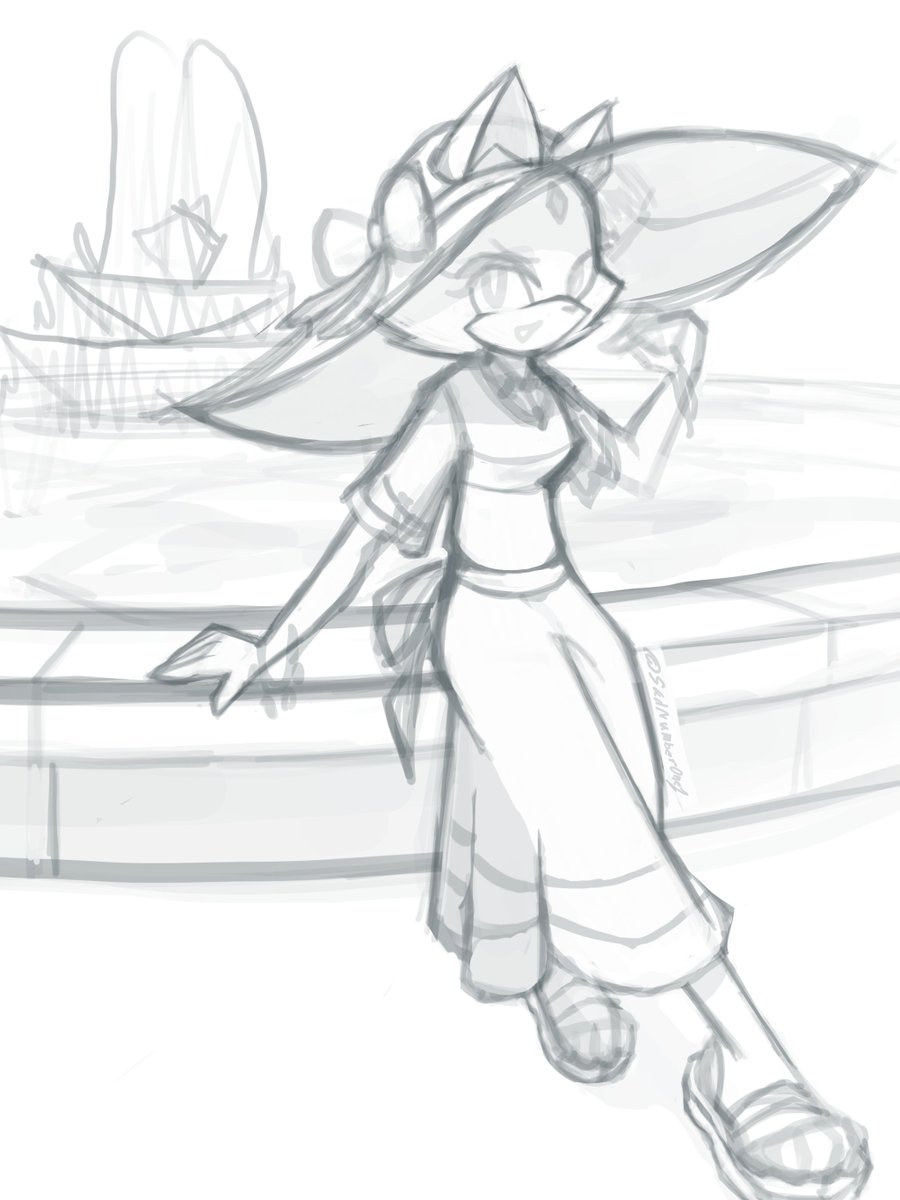 SadNumberOne1's tweet photo. Blaze at the park (wip) https://t.co/B5rVQ3Pcwu