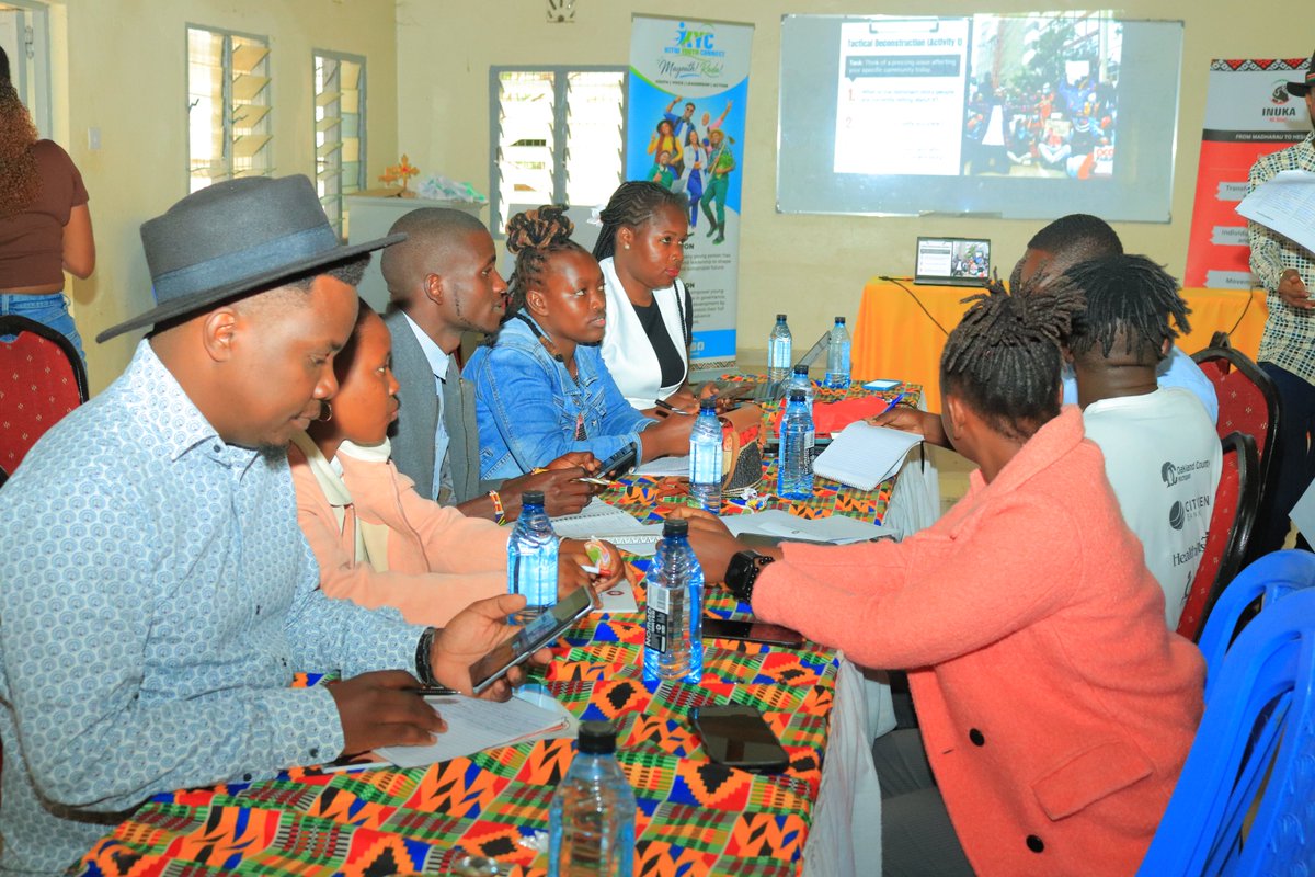 Maskani254's tweet photo. Group discussions on narrative framing at #MaskaniKitui are examining the persistent challenge of gender-based violence, impunity, and unequal access to justice affecting women and girls in the county.
Participants noted that cases of violence, abuse, and killings continue to affect communities, while money, influence, social connections, and weak accountability systems can allow perpetrators to evade justice.
The discussion highlighted the need to challenge narratives that normalise violence and impunity and advance a counter-narrative centred on safety, dignity, equal justice, and accountability, where no perpetrator is above the law.
#MaskaniKitui #NarrativeFraming #GBV #JusticeForAll #Accountability #ActiveCitizenship