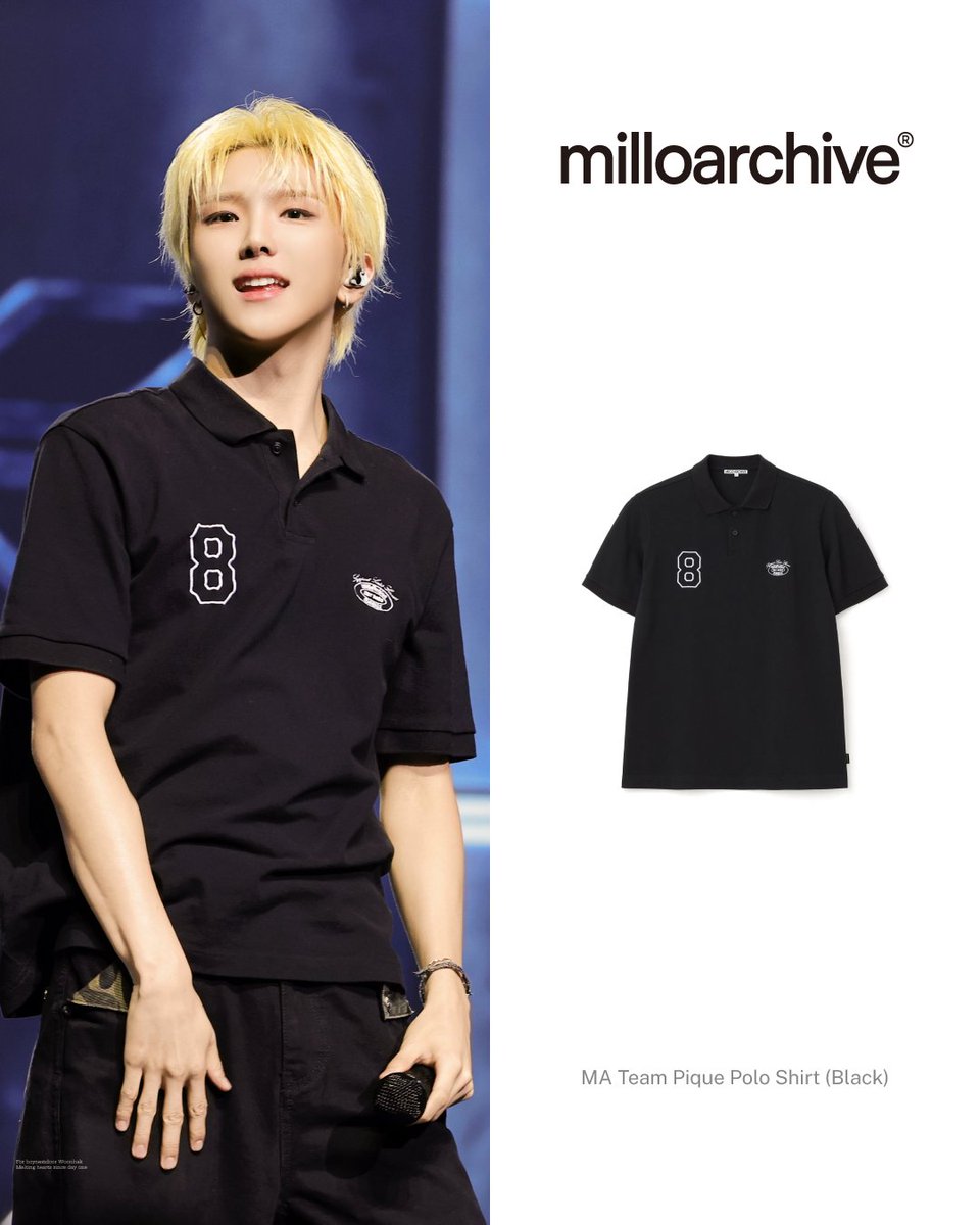 emmabesidepr's tweet photo. 보이넥스트도어 운학의 콘서트 속 티셔츠 정보🤍
✔️Celeb: BOYNEXTDOOR 보이넥스트도어 운학
✔️Brand: milloarchive
✔️Item: MA Team Pique Polo Shirt (Black)
✔️Media: 콘서트
#boynextdoor #woonhak #milloarchive #보이넥스트도어 #보이넥스트도어운학 #운학 #밀로아카이브 #밀로티셔츠 https://t.co/zIRncbdqja