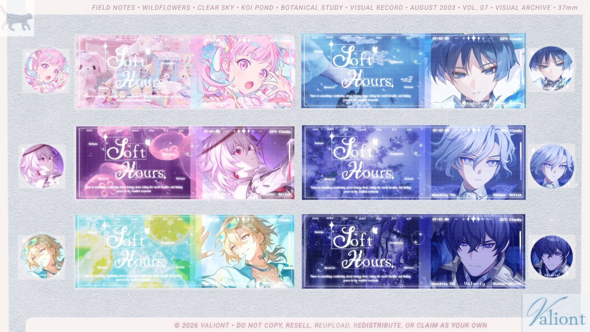 pllushies's tweet photo. 𐙚 every interaction is deeply appreciated. 🪽

Haloo! Sui ada 24 ready stock genshin, hsr, zzz, wuwa, pjsk, ptn, R1999 yg siap buat ditake pada pukul 18.30 WIB melalui dm! Untuk price tertera di alt dan janlup buat baca tnc di bawah post ini, ty! 

t. #bealanja #zonauang https://t.co/tdOFFnBRJF