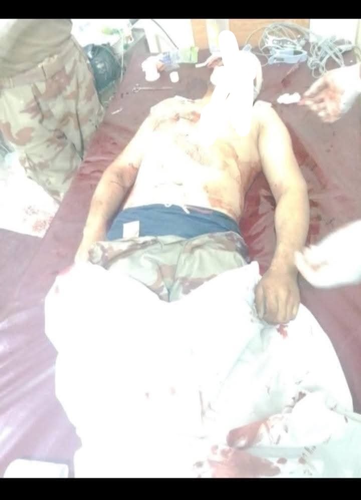 MajorBambaaj's tweet photo. A frontier corps Balochistan soldier who is identified as Zeeshan was confirmed to be killed in the mashkhel attack, however an operation was conducted by the Frontier Corps following this attack in which two suspected militants were killed. https://t.co/MJ20ZigGMB