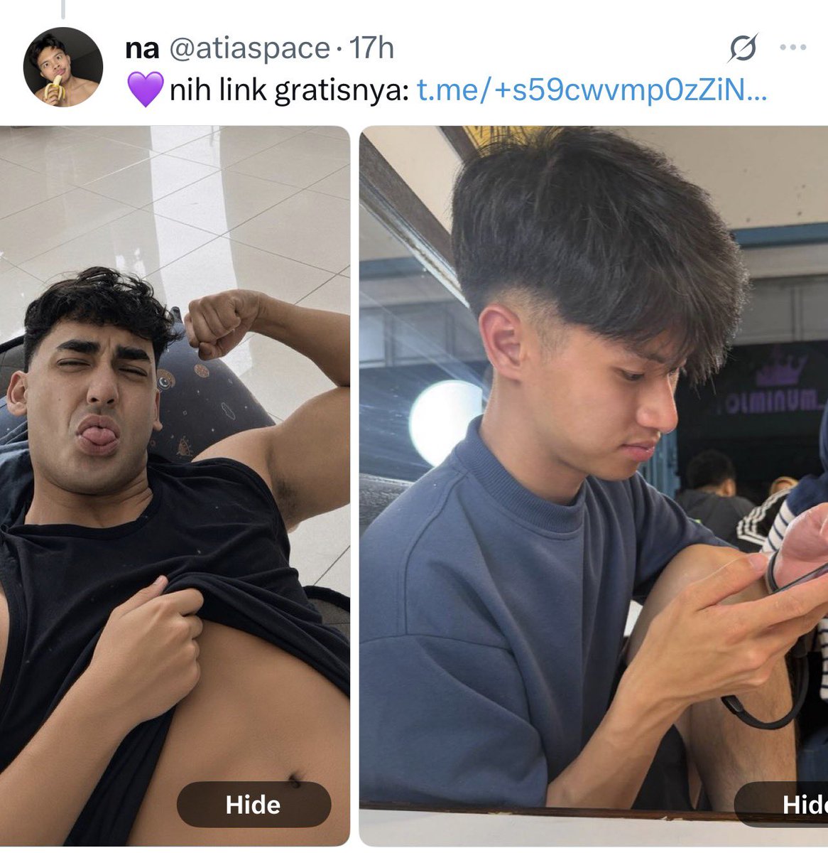 coganpimhot's tweet photo. @romeofess nih tikorr ay tapi harus punya tele buat fullnya wkwkw https://t.co/66KedrTYpd https://t.co/cK9Bo61a6V