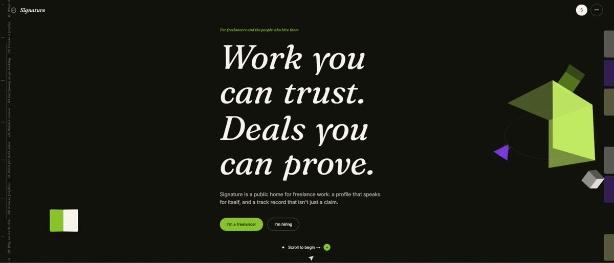 SaradaPradzh's tweet photo. My friend cooked something 👀
Signature — a platform helping freelancers &amp; clients build trust and keep their collaboration terms clear.

Go check it out &amp; show them some love 💗
 https://t.co/hF0ndOBeZw
@connectdoradao #GWYIsland #GirlsWhoYap #DoraDao #DoraHack https://t.co/WE1wbR1e8z
