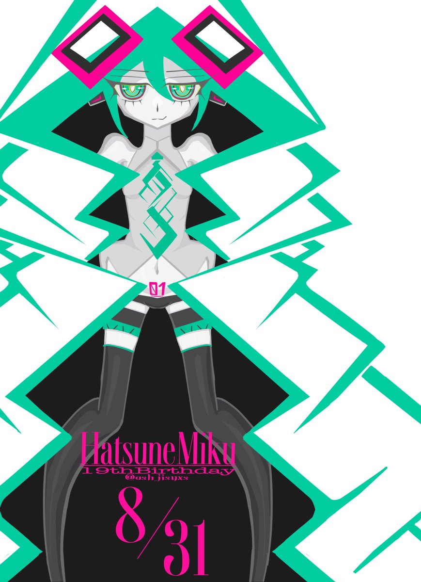 ash_jisyxs's tweet photo. 我々は電子平面の巡遊者

#初音ミク誕生祭2026
#初音ミク生誕祭2026 https://t.co/sAnLskFJEL