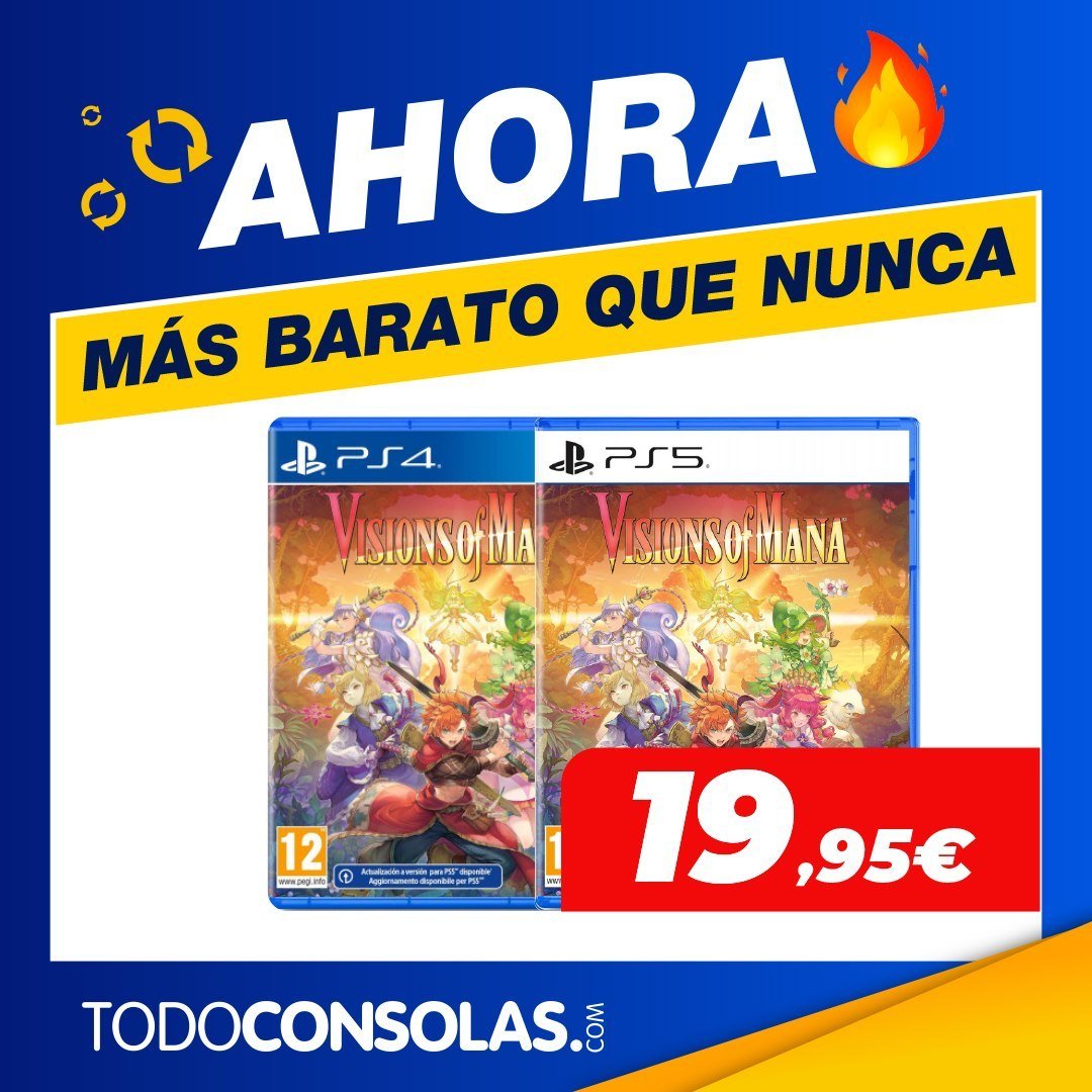 ofertasXjuegos's tweet photo. Visions of Mana #TodoConsolas
👍🏻👍🏻👍🏻 Precio Ahora: 19.95€ (-26%) + envío
❌ Precio Antes: 26.95€
⚪️ https://t.co/gaAknM5WY0
🔵 https://t.co/EIOJP7o1gX https://t.co/RlsHONd3tz