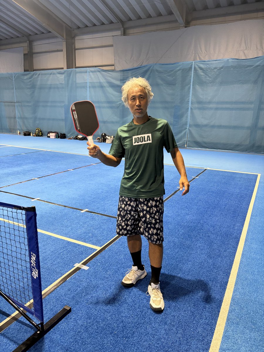 NaturallyPickle's tweet photo. 【JOOLA（ヨーラ）試打会を開催！】
昨日の練習会にてJOOLAの試打会を開催！最新パドルを実際に打ち比べながら、打感や操作性を体感できる貴重な時間となりました！開催していただきありがとうございました！ #ピックルボール #pickleball #ピックルボール好きな人と繋がりたい #naturallypickleball https://t.co/4OjvAMuXce