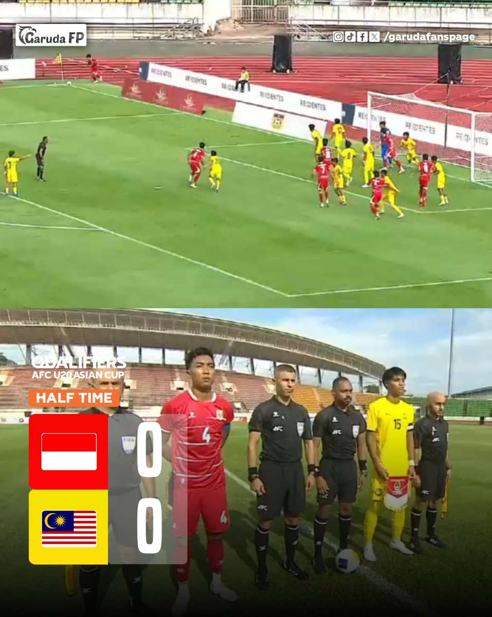 garudafp_'s tweet photo. Pertandingan imbang dibabak pertama 🇮🇩⚔️🇲🇾

Bagaimana permainan timnas guys?....

#timnas #timnasindonesia #timnasday #timnasu20 #sepakbola #sepakbolaindonesia #afcu20 #AFCU20Qualifiers #pialaasiau20 #fypシ https://t.co/ENPlw5rx4o