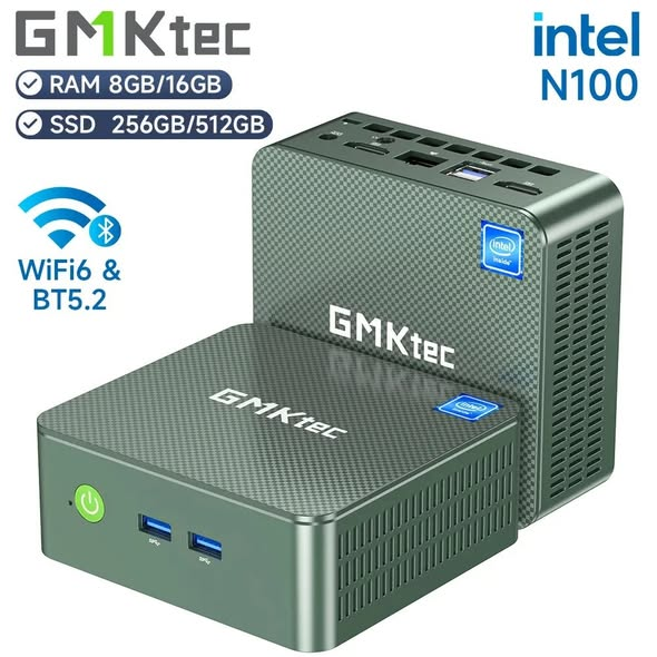 MiniPC_Club's tweet photo. The GMKtec Mini PC G3 with Intel N100 processor:
✅ Expandable: RAM up to 32GB, 2 M.2 storage slots up to 2TB total
❌ Base RAM and storage somewhat limited (8GB/256GB)
✅Very competitive price
✅ Genuine Windows 11 Pro license
❌ Intel UHD graphics limited for modern gaming
✅ Dual HDMI 4K@60Hz
❌ DDR4, not DDR5
✅ WiFi 6 + BT 5.2 + Dual LAN 2.5G
✅ Very quiet and cool under normal load

Review: https://t.co/1to9vlERYU