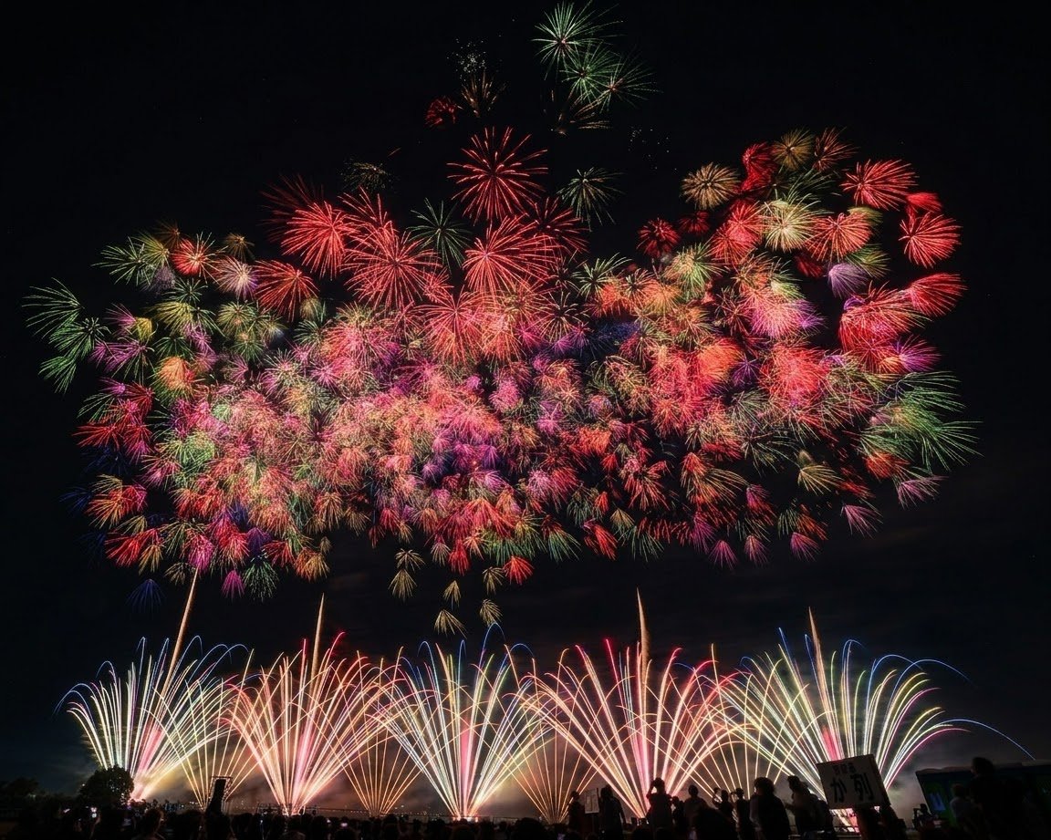 yamanao0831's tweet photo. Google Gemini凄いな。
長岡の花火大会の煙が滞留してしまった写真を添付して
「煙の部分だけ取り除いてください」
とプロンプトに打ったら、ご覧の通りの仕上がり。
消しゴムマジックどころじゃないね。 https://t.co/WhlW1V8PnJ