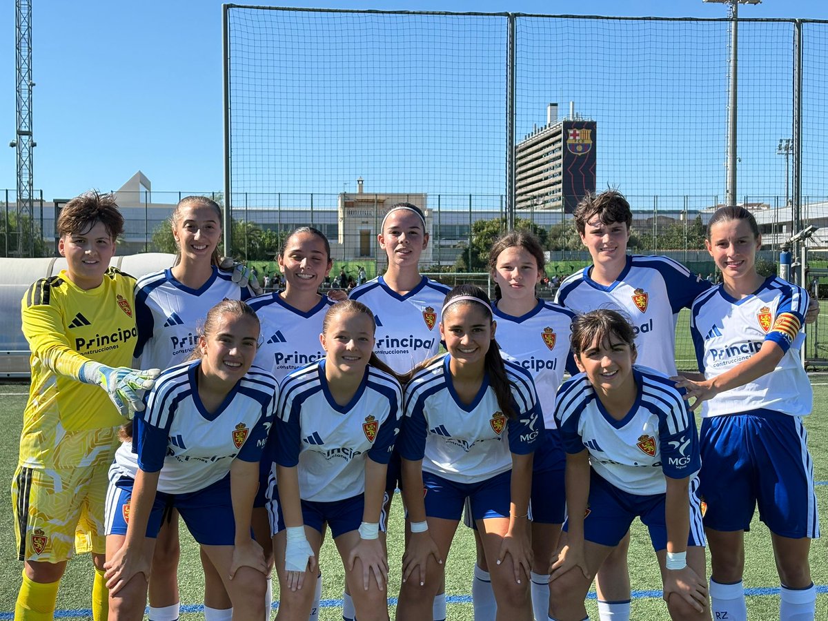 RZcantera's tweet photo. ◻️ 𝐉𝐔𝐕𝐄𝐍𝐈𝐋 𝐅𝐄𝐌𝐄𝐍𝐈𝐍𝐎

FC Barcelona 0⃣➖1⃣ Real Zaragoza https://t.co/BIh10h1ch7