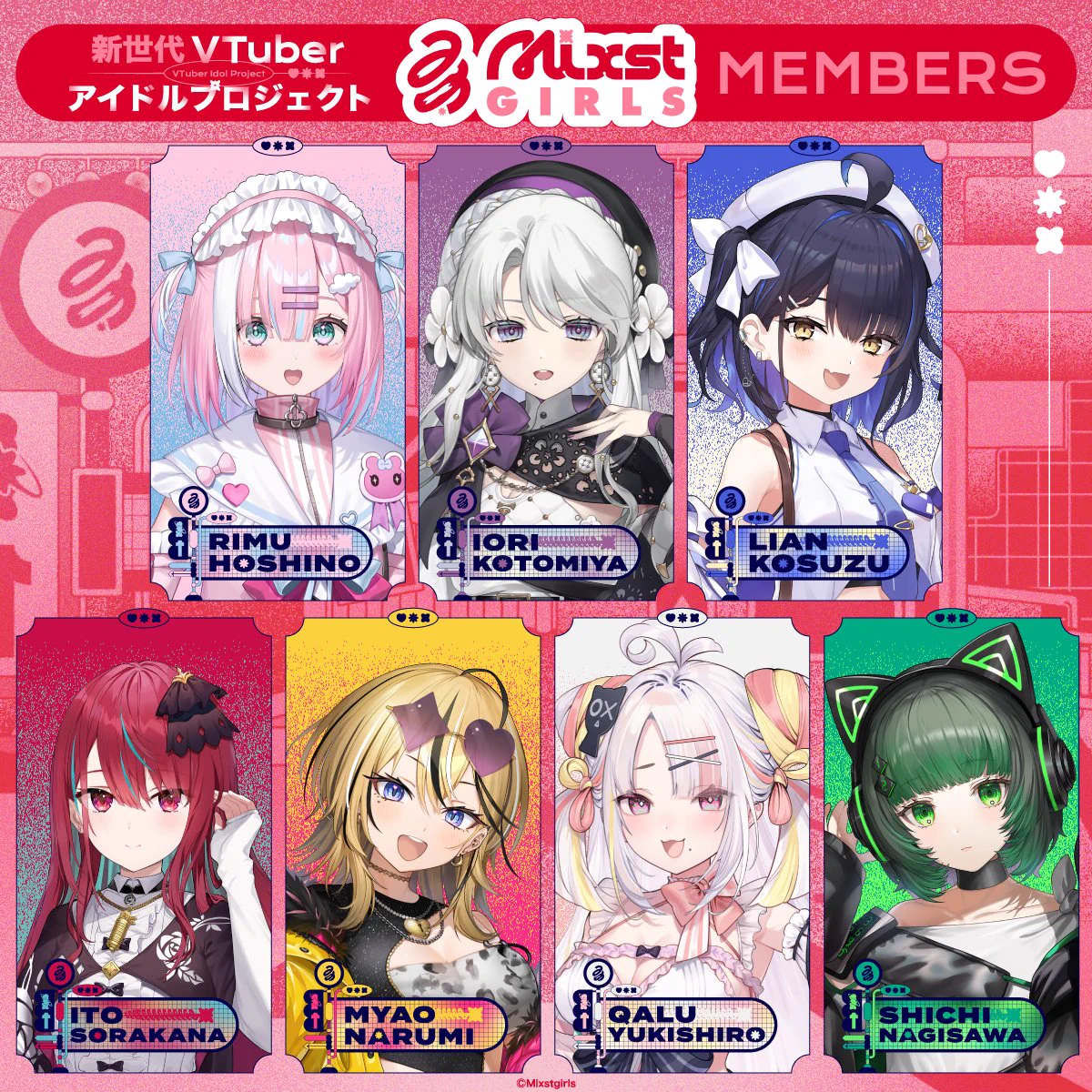 Mixstgirls ミクストガールズ　3Dライブ　VIPチケットグッズセット Mixstgirls ミクストガールズ 3Dライブ VIPチケットグッズセット