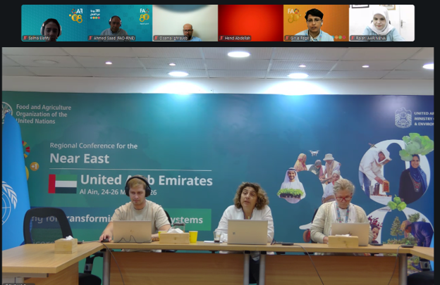 FAOinNENA_EN's tweet photo. 🔴 HAPPENING NOW:
🌍🐄Animal health webinar exploring successful experiences & innovations to strengthen livestock services & rural resilience across the NENA region. #AFRAS https://t.co/kR654TlF6L