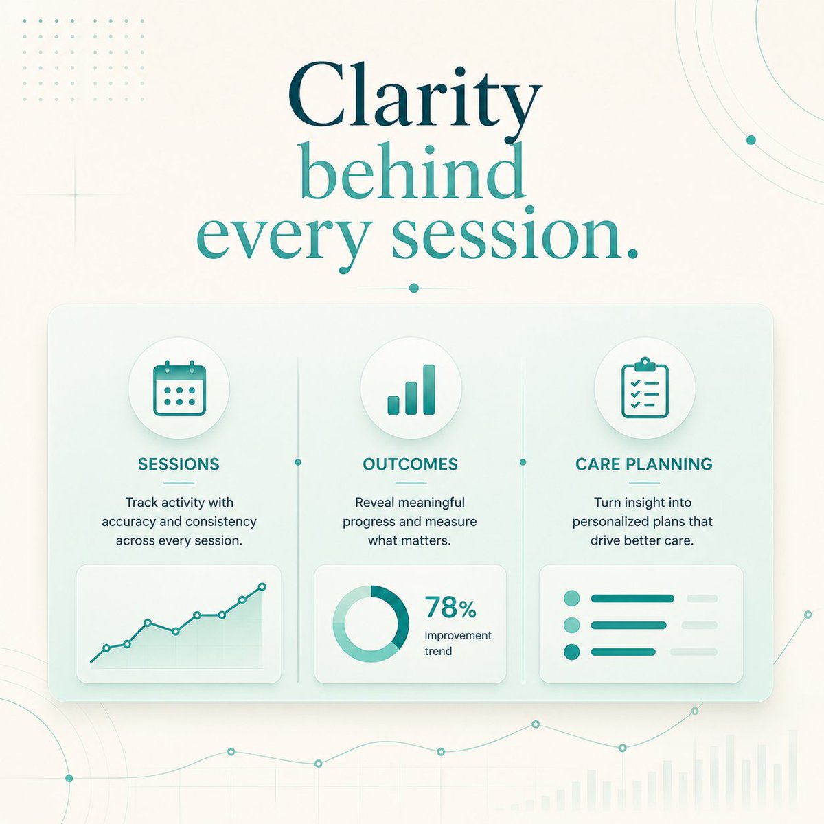 vanavital's tweet photo. Clarity behind every session. Turn data into confident care decisions.

#VanaVital #HealthTech #ClinicalData #ClinicalWorkflow #CareEfficiency #PatientCare https://t.co/kUHrD5NgMi