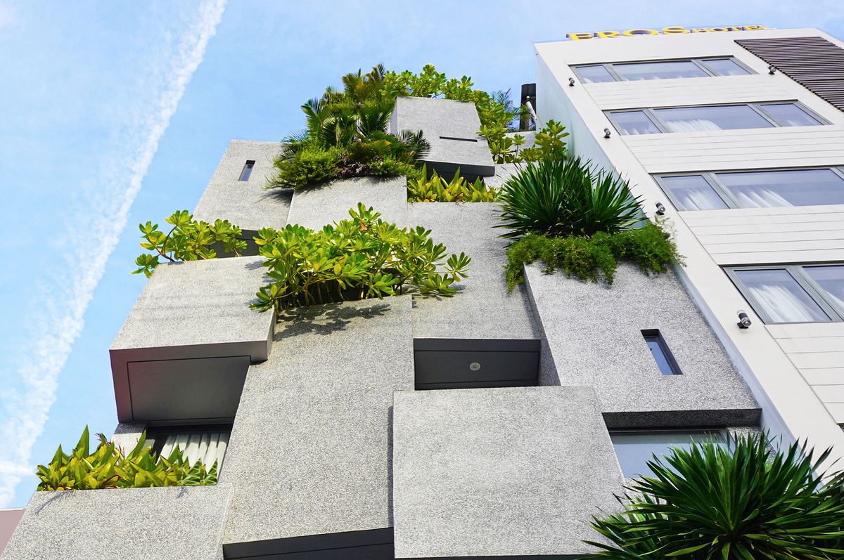 Architizer's tweet photo. On a compact urban plot in Da Nang, Shelter Stay brings tropical greenery into the heart of a vertical hotel, with plants woven through its interiors and circulation.

📍 Sơn Tra, Da Nang, Vietnam
 Project by: TAA DESIGN
Details: https://t.co/BlfnbmOgSI https://t.co/n9DZp5Og5w