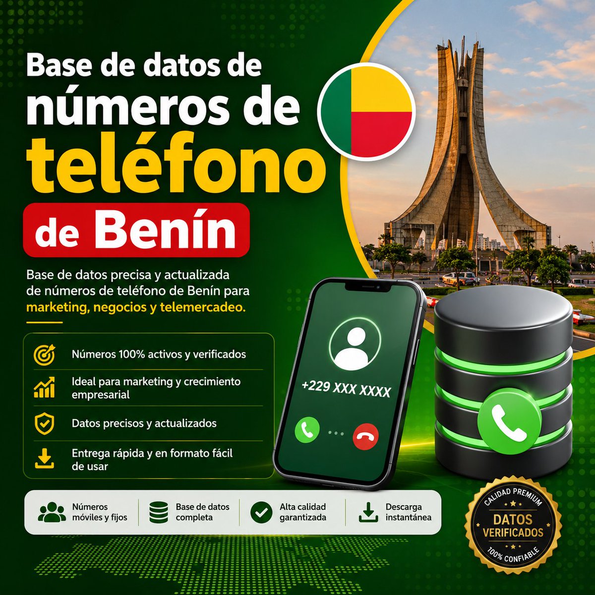 listaradatos's tweet photo. Base de datos de números de teléfono para marketing
🎯 Segmentación
📊 Datos organizados
🌎 Diferentes mercados
📈 Investigación y planificación comercial
🌐 https://t.co/RAyBQclHC4
💬 +63 985 808 5805
#BaseDeDatos #Marketing #NumerosDeTelefono #BusinessData https://t.co/q14HviWnhw