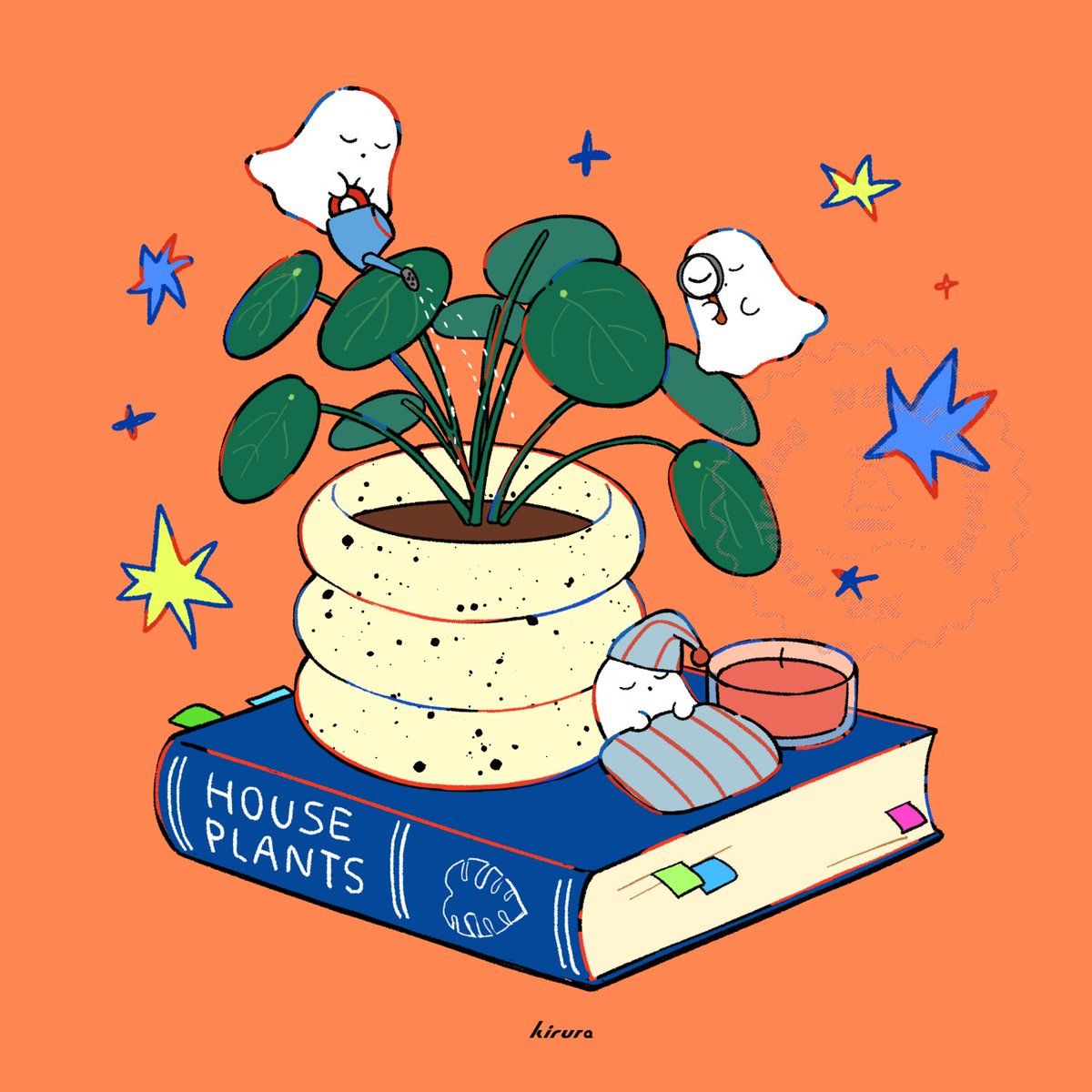 milkghost124's tweet photo. 観葉植物のおばけ🪴 https://t.co/hAksDurKle