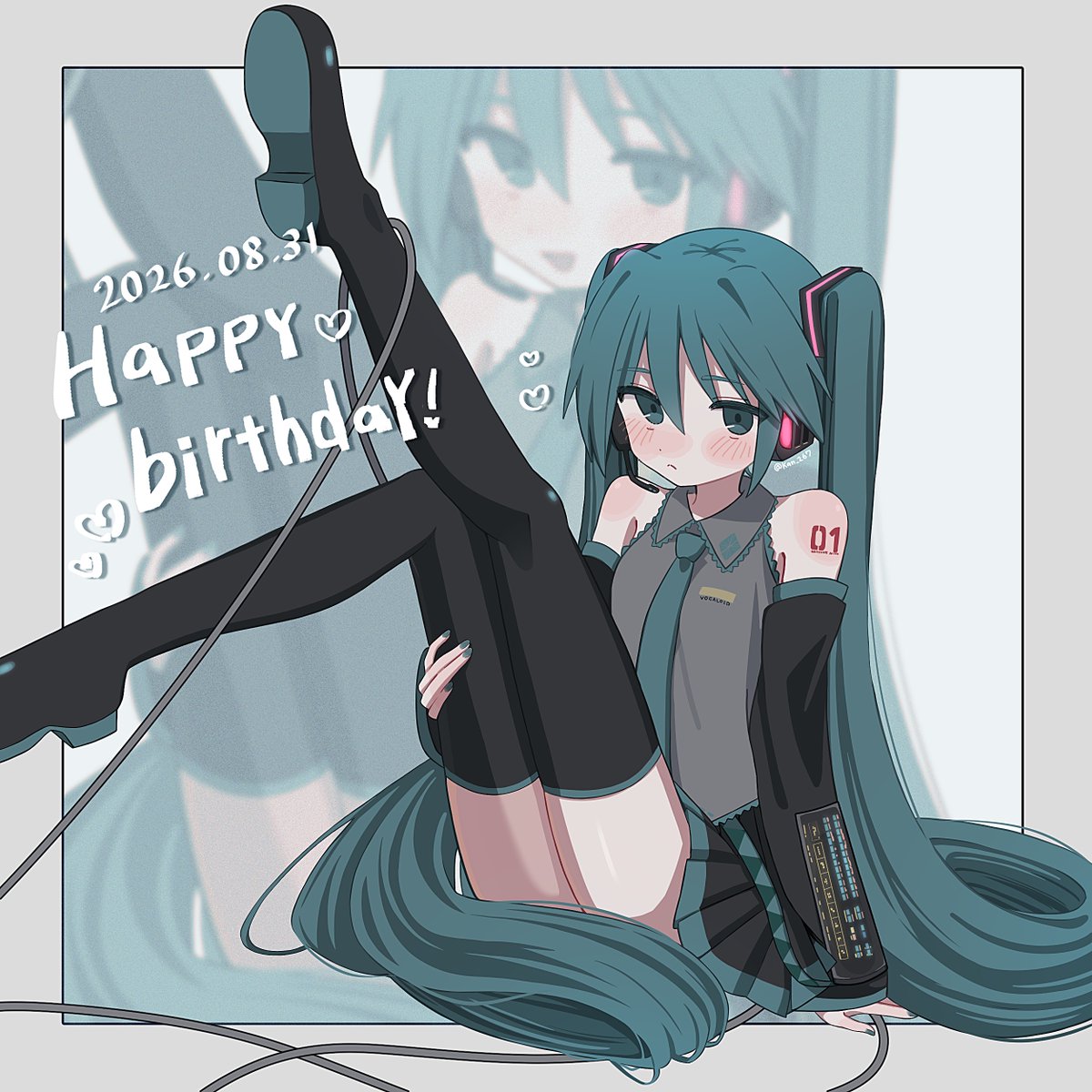 kan_267's tweet photo. 🩵💚
#初音ミクㅤㅤ生誕祭2026 https://t.co/Wda2YDu9hb