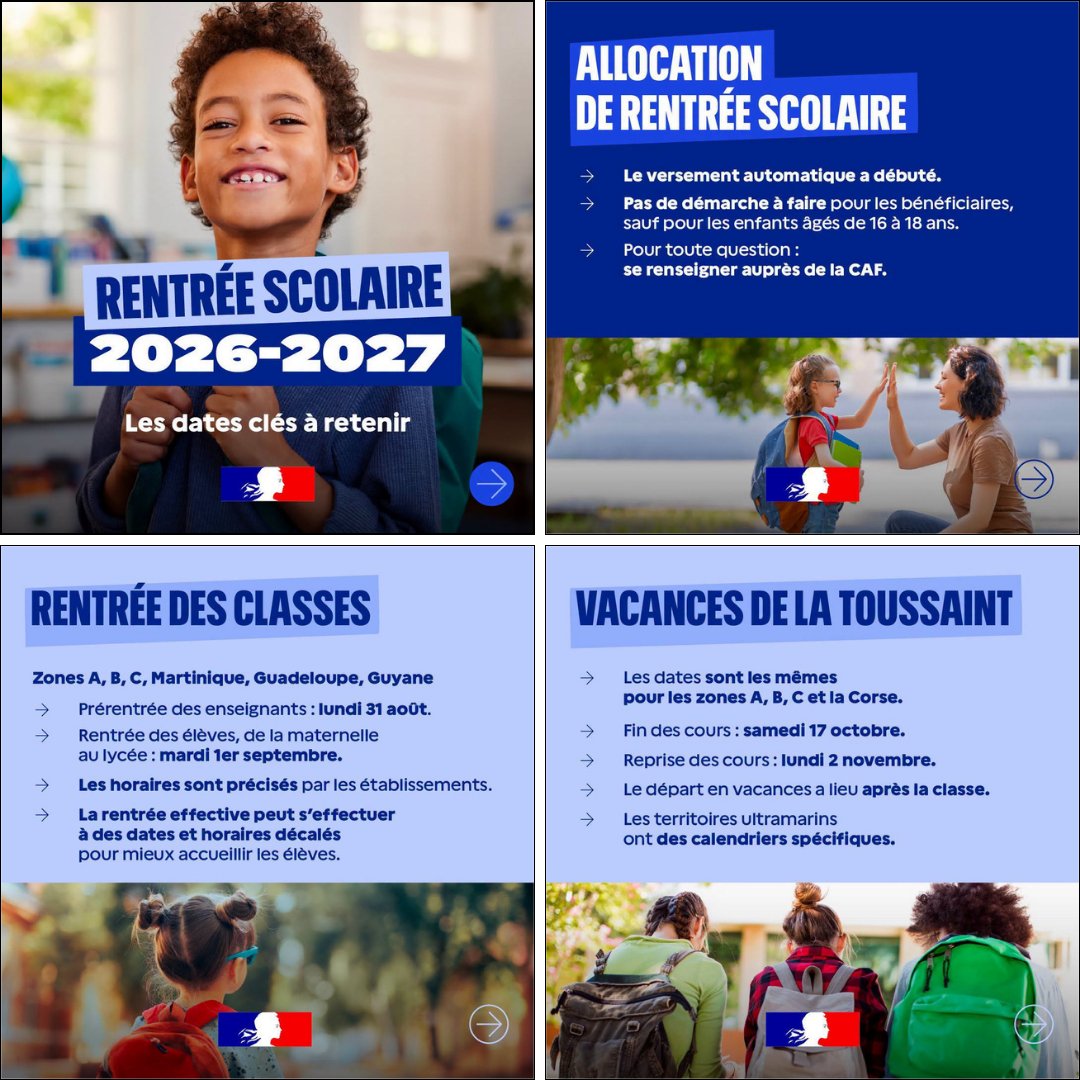 Image de Préfète de la Mayenne - #Rentrée | C'est la rentrée scolaire en #Mayenne❗

📅 Les élèves feront leur rentrée le 1⃣er septemb