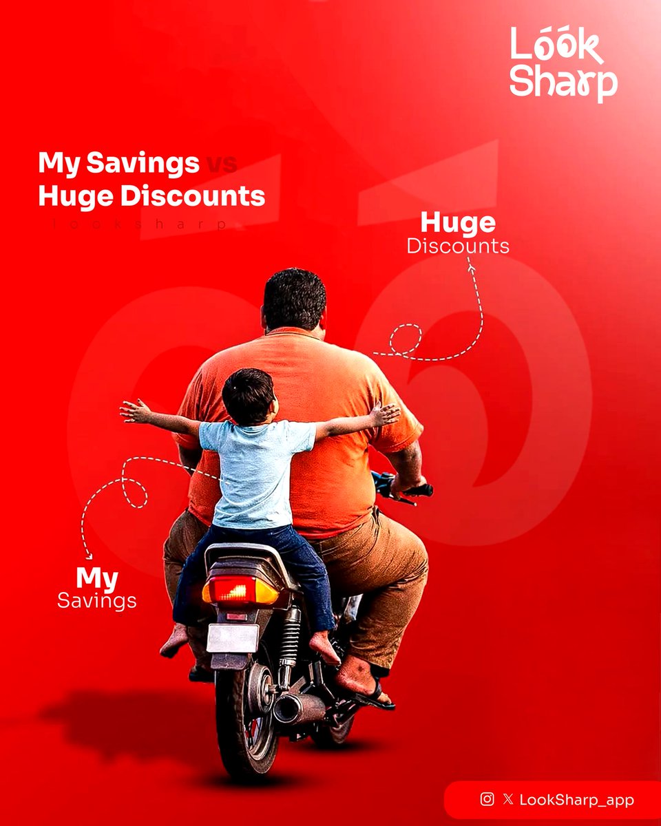 LookSharp_App's tweet photo. Big discounts are nice. Big savings are better.
With LookSharp, every deal is a chance to keep more money in your pocket. https://t.co/UrJ814RZaE