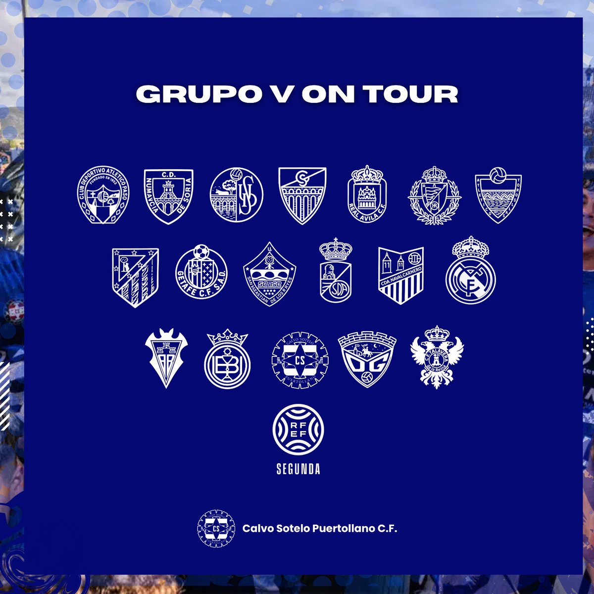 cspuertollanocf's tweet photo. 🚨ACUERDO DE ENTRADAS‼️

El Calvo Sotelo Puertollano C.F. entra dentro del acuerdo para favorecer los desplazamientos entre aficiones con entradas a precios asequibles en el grupo 5º de 2️⃣ RFEF

EN RUTA siempre con vosotros AFICIÓN💙

#LaHistoriaNosReclama💙
#Objetivo2000 https://t.co/FIisqluzGz