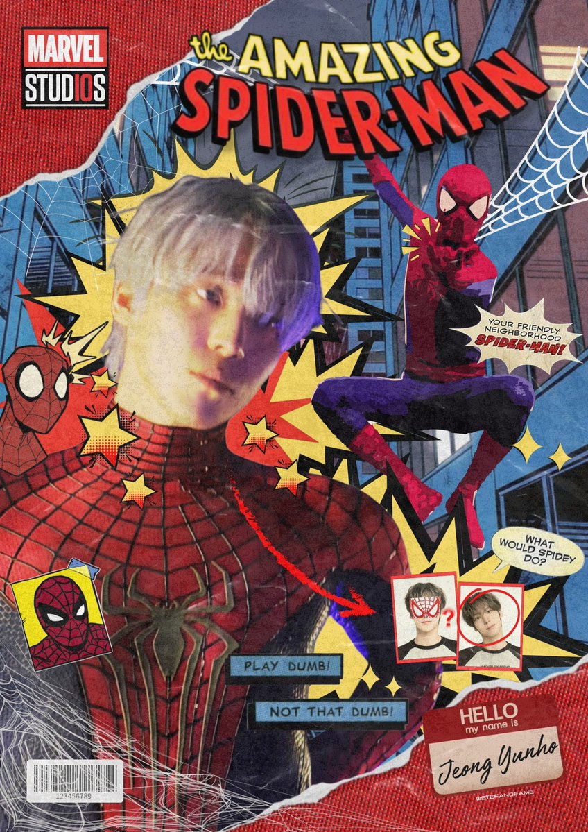 stefanofame's tweet photo. Spider-Man Jeong Yunho 🕷️🕸️Graphic Posters

#Yunho #JeongYunho #정윤호 #ATEEZ https://t.co/9ZuB51QYJR