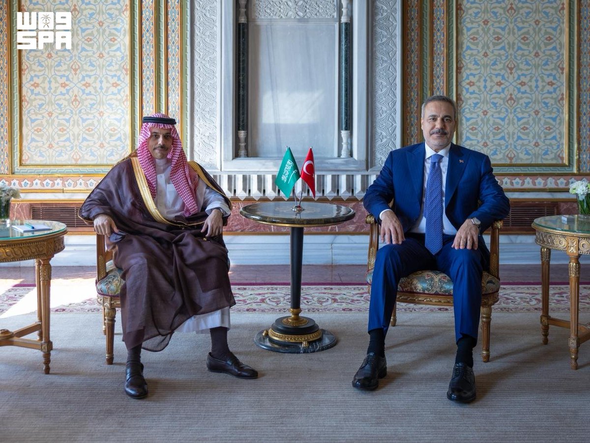 SPAregions's tweet photo. سمو وزير الخارجية يلتقي نظيره التركي على هامش اجتماع اللجنة الإستراتيجية السياسية والدفاعية لاتفاقية مكة للدفاع المشترك.
https://t.co/UkwusiCrnY
#واس https://t.co/dhGaoM9gWt