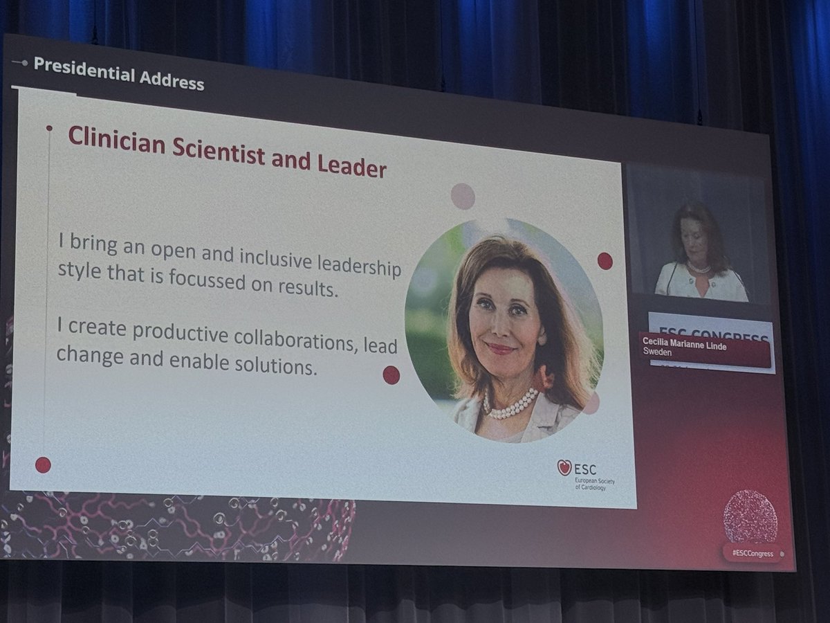 catherinemross's tweet photo. Great to attend the ESC General Assembly and hear @LindeCecilia set out her vision for her presidency

I’m pleased to see such ambition around the EU Safe Hearts Plan alongside a strong focus on workforce, diversity, inclusion and professional wellbeing.

 #ESCCongress2026 https://t.co/N7zZPyfZ8U