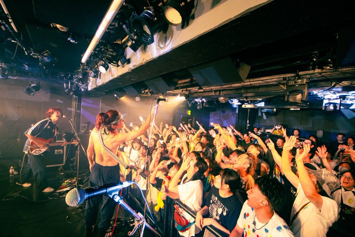 TENDOUJItw's tweet photo. ❮❮ ︎𝙏𝙝𝙖𝙣𝙠 𝙮𝙤𝙪! ❮❮ ⚽︎

2026.08.30 sun
TENDOUJI LIVEHOUSE TOUR 2026
EASY PUNK PARK

@広島 福山Cable
w / おとぎ話

来てくれたみなさま、ありがとうございました！！
対バンツアー次回は9/13(日) 山形 酒田 hopeへ🔥
https://t.co/ZZt6LIcxrD

どこでもお待ちしております🥊🔥
📸1.2 @mctassan 3.4 @kboon05