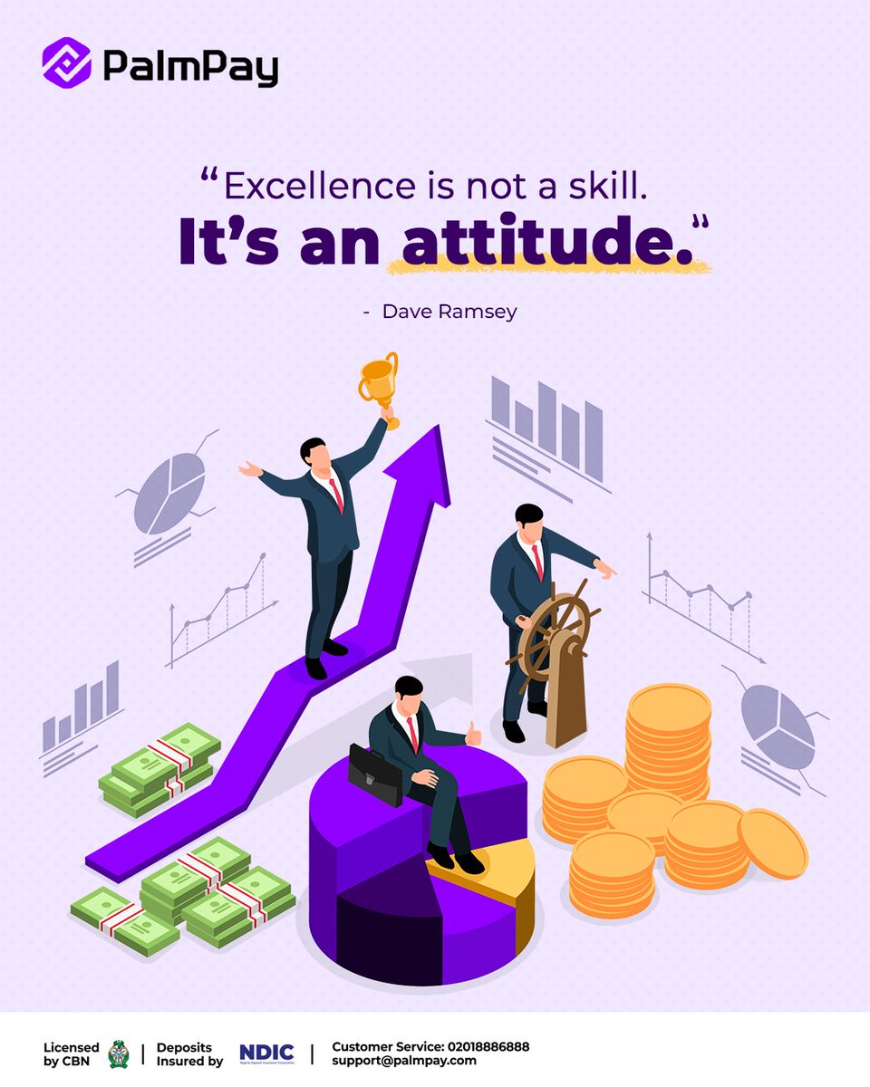 PalmpayWealth's tweet photo. Start the week with the right mindset to win. Bring excellence to everything you touch today! 🚀💼
What’s one goal you’re crushing this week? 👇
#MondayMotivation #PalmPay #HappyNewWeek #GoalGetter https://t.co/5NWFWWfYK4