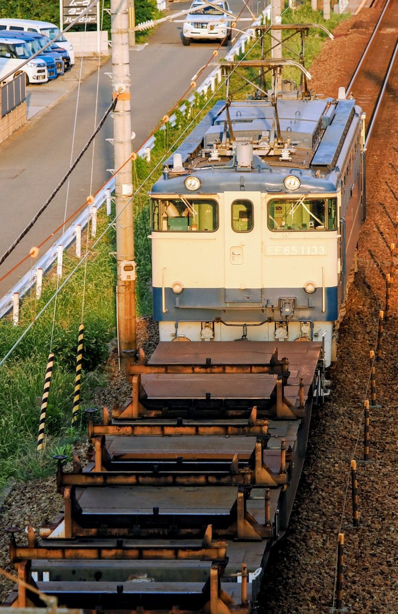 amashu33's tweet photo. 2026/8/31
✡本日の新山口転回工臨{返空}
❊工8380ﾚ/EF65-1133+ﾁｷ12B
📸山陽本線✽竜野〜網干 https://t.co/4la0NTQorX