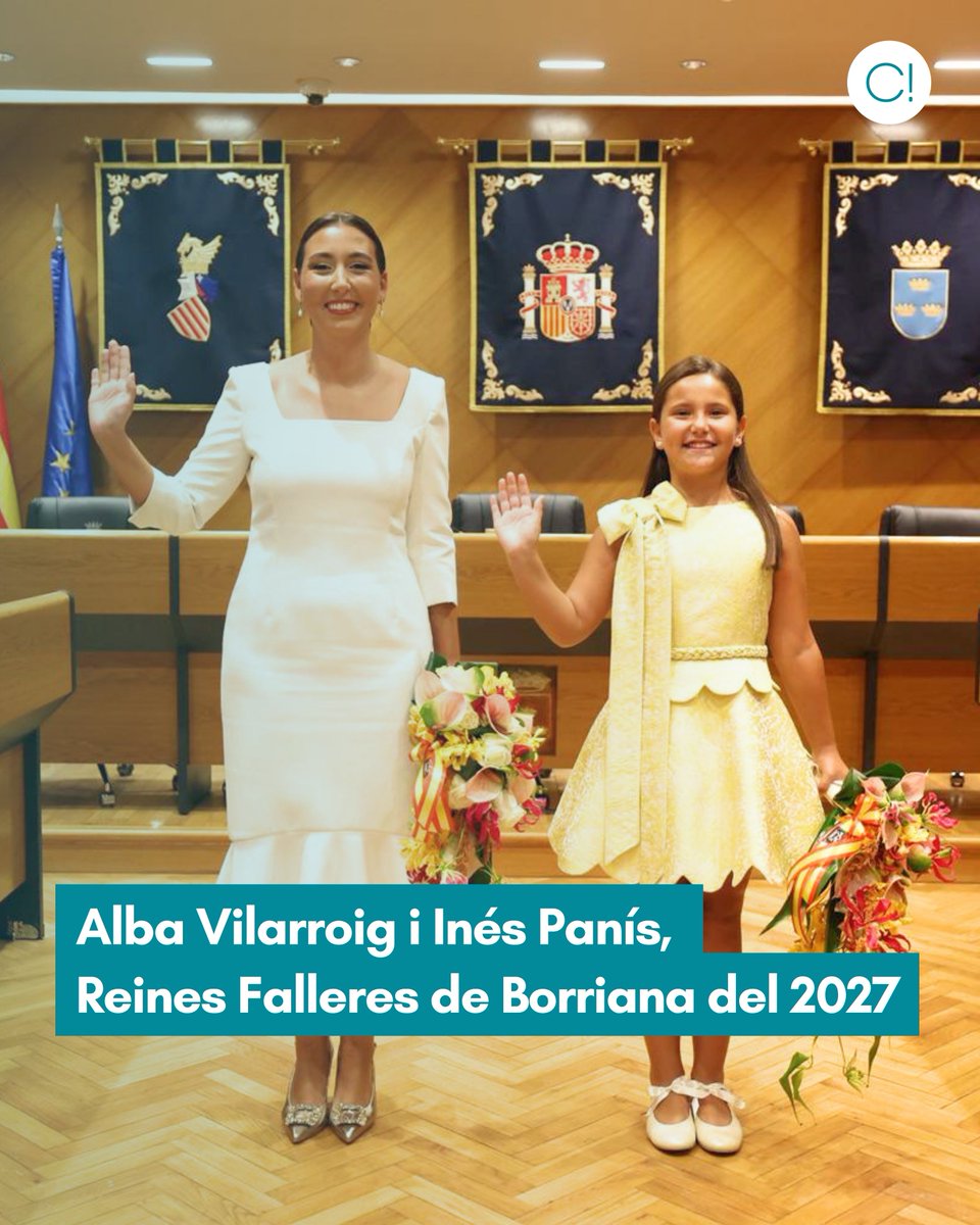 Clartelevisio's tweet photo. L'Ajuntament de #Borriana ha acollit aquest dissabte l'acte d'elecció de les Reines Falleres per a les #Falles del 2027. La votació s'ha realitzat pels presidents de les 19 comissions falleres localitzades al municipi i la regidora de Falles, Paloma Boix. https://t.co/Dx7yL2h2TZ