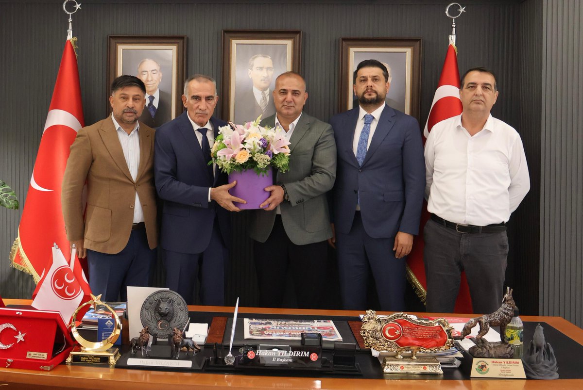 01_mhp's tweet photo. Adana Ticaret Odası Başkanı Sayın Yücel Bayram ve Yönetim Kurulu Üyeleri, İl Başkanımız Sayın Hakan Yıldırım’ı ziyaret etti.

Nazik ziyaretleri ve kıymetli sohbetleri için Sayın Yücel Bayram ve Yönetim Kurulu Üyelerine teşekkür ediyoruz.

#Mhp #DevletBAHÇELİ
#MhpADANA #HakanYILDIRIM