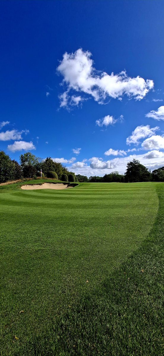 AquaAidEU's tweet photo. Stunning views at our demo site Golf @Princenbosch  this morning- after a long hot summer finally got some rain over the weekend- the combination of 3D technology Surfactants and low input Volt fertilisers show great potential in reduced input and better turf conditions.
#golf https://t.co/hUmRUTg5nq