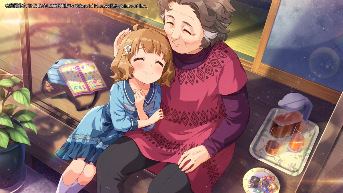 imasml_theater's tweet photo. 今日はずっと一緒にいるね、おばあちゃん♪

#敬老の日 https://t.co/aPEPjlCDKh