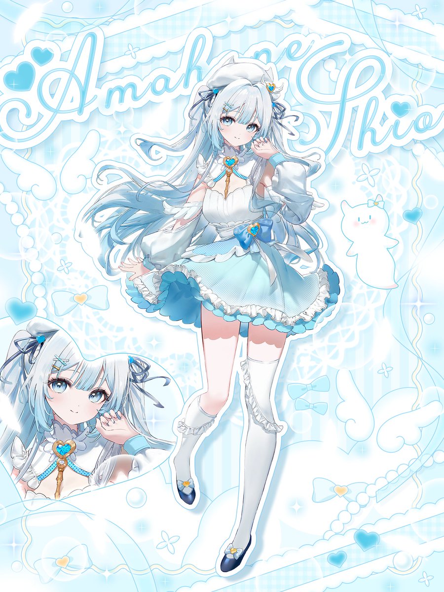 amahane_shio's tweet photo. ✼••┈┈┈┈••✼••┈┈┈┈••✼
🩵キービジュアル初公開🩵

天使とクリオネのハーフ🫧
新人VTuberの甘羽しおです❕

✼••┈┈┈┈••✼••┈┈┈┈••✼

#8月のVTuberフォロー祭り https://t.co/tJD3eHptPs
