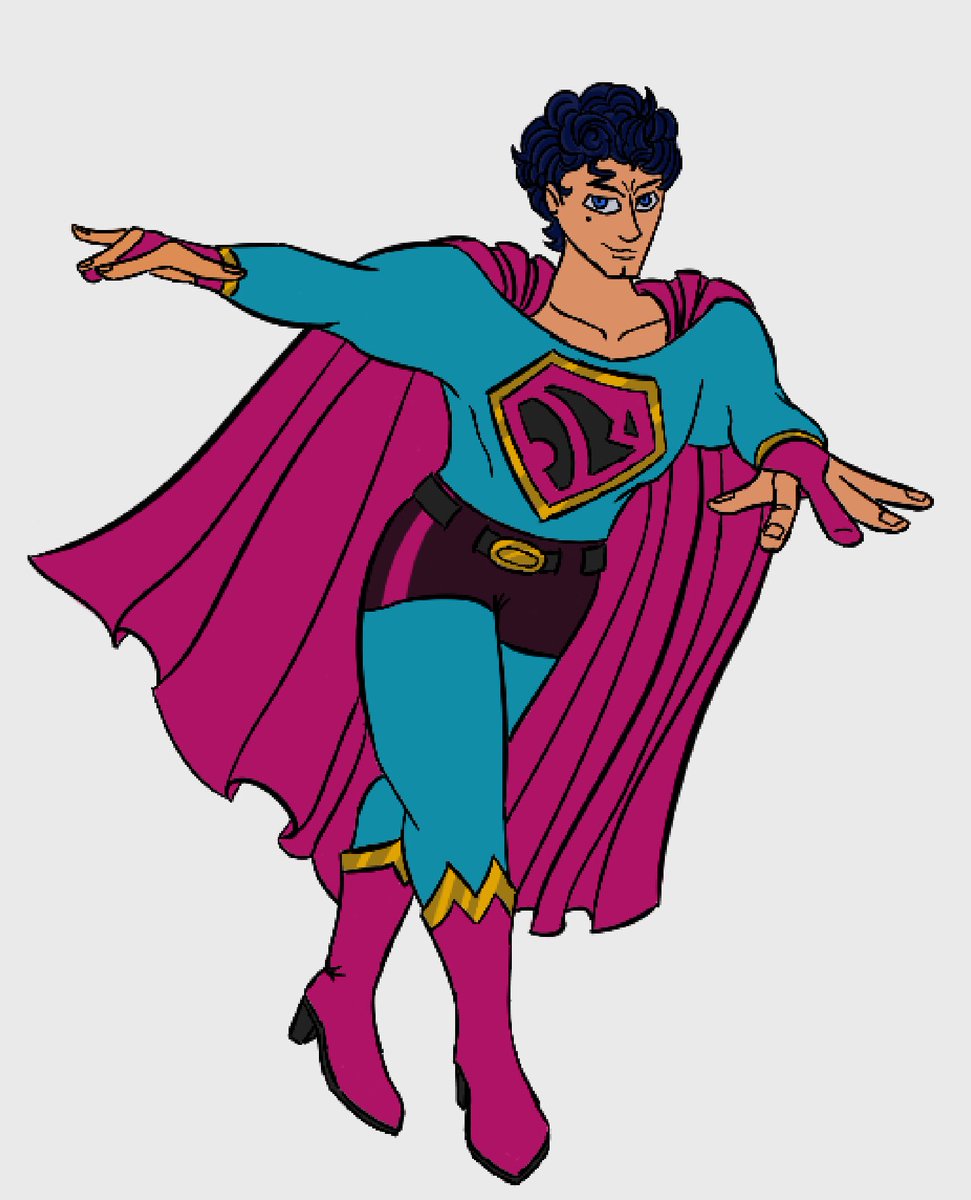 KDBellerose's tweet photo. I lied 😈 

I drew supes anyways

please vote me I stayed up til 3 am to draw this https://t.co/xpES0K4vKc