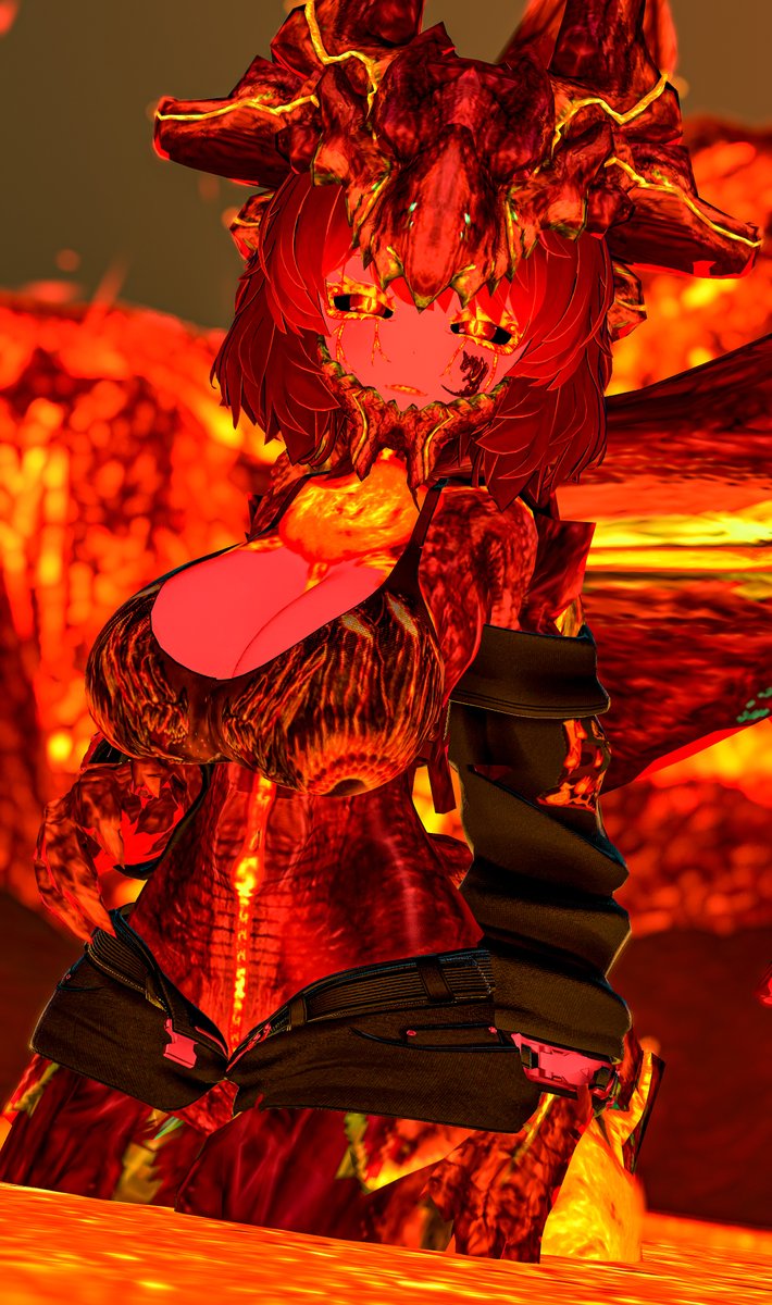 MasterGuesteu's tweet photo. "Another lava monster , can't you do something else???"

but...I like lava :(

(pictures taken by my friend @Xallistica )

#Vrchat #VRChatPhotos #Monstergirl https://t.co/Bw6vaMJNRt