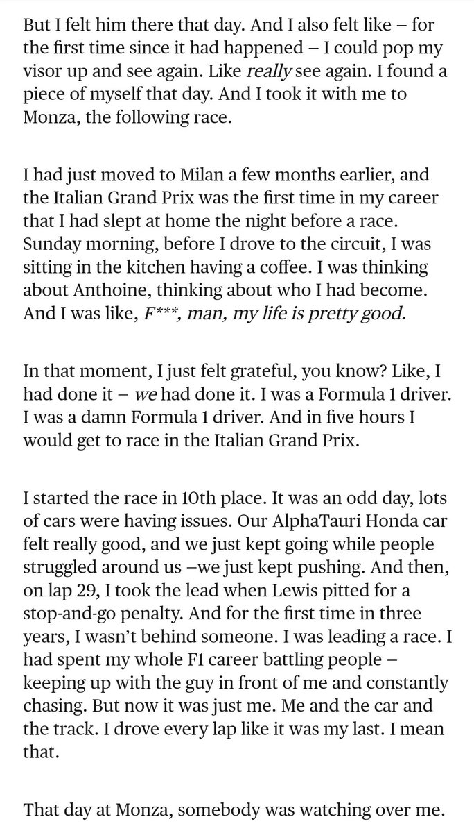 gaslyslaugh's tweet photo. I will never get over the beautiful words Pierre found regarding Anthoine. Such a touching tribute, makes me tear up to this day. ❤️ https://t.co/dS15ow8L4v