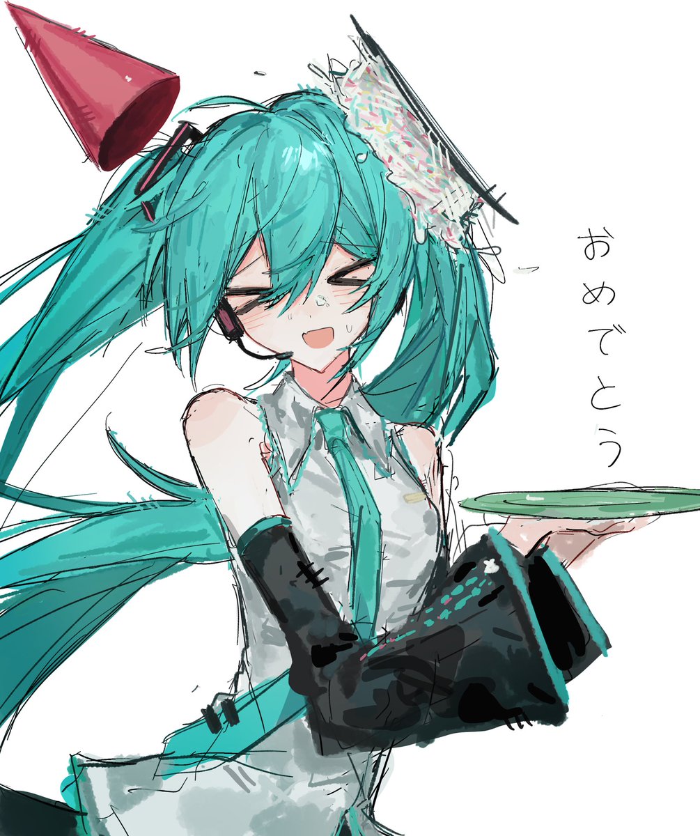 sobany0m's tweet photo. #初音ミク生誕祭2026
대차게 늦었지만 축전 꼭 그려주고 싶었어!!! https://t.co/AbIWj4lyuP