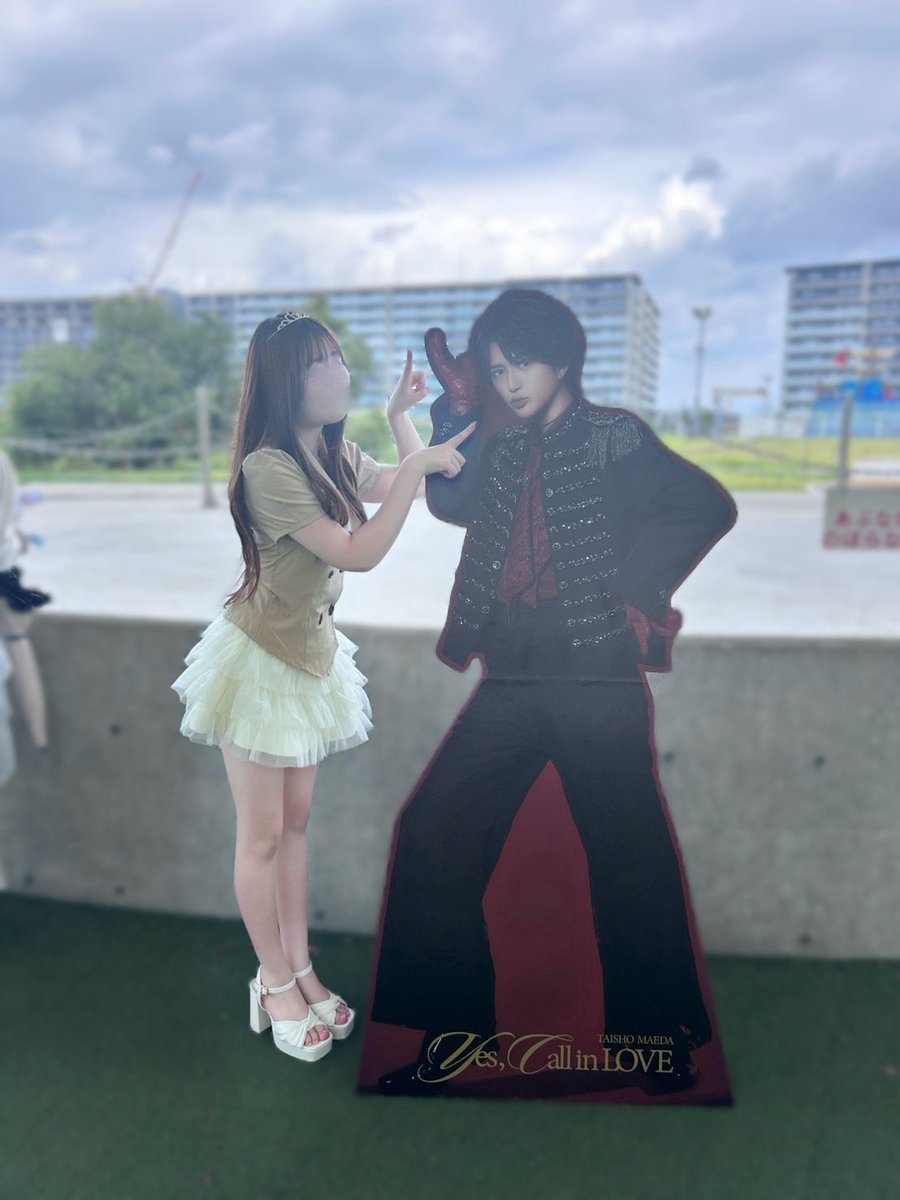 mt_luv0916's tweet photo. 大翔ㄑԽ🧑🏻️🩵の等身大パネル♡
 #前田大翔  #リリイベ王子くん  #yescallinlove https://t.co/RGu8EMMzgy