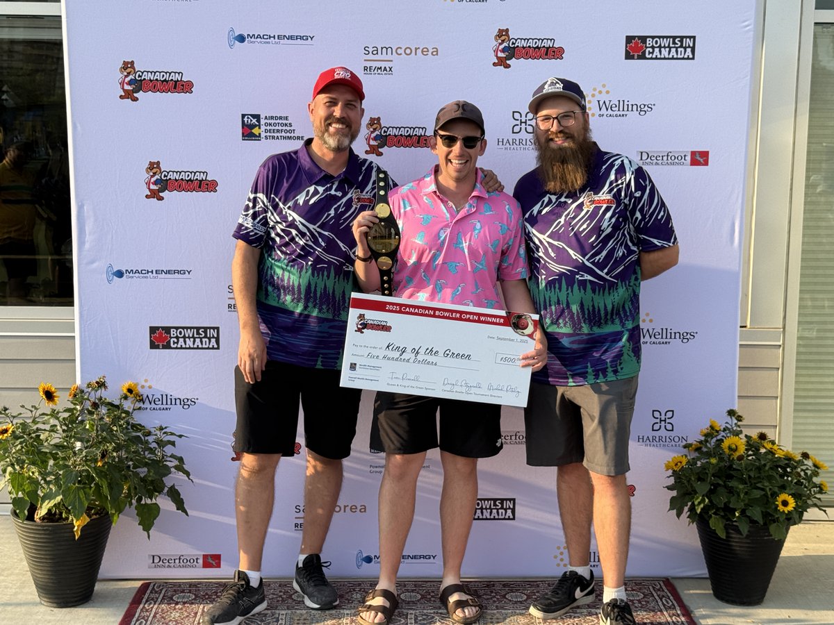 CanadianBowler's tweet photo. WHO WILL WEAR THE BELTS IN 2026? 👑

Thanks to Pownall Wealth Management Group, the CBO King &amp; Queen of the Green will each win $500 + mini take-home belts!

Top male &amp; female across Tag Team Pairs + Singles.

Who are your picks? 👇

https://t.co/Xipa0SuDJQ

#CBO2026 #LawnBowls https://t.co/Wj47lOAd7o